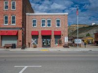 Exploring a Rural Town in Utah: Road, Architecture, and Clouds