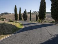 Rural Tuscany Road Landscape Nature