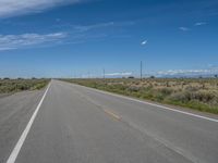 Rural USA: Road Cutting through Colorado Landscape