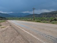 Rural Utah: The Asphalt Road amidst the Landscape