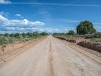 Rural Utah Landscape: A Dirt Road to the Campground