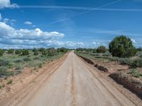 Rural Utah Landscape: A Dirt Road to the Campground