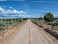 Rural Utah Landscape: A Dirt Road to the Campground