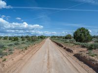 Rural Utah Landscape: A Dirt Road to the Campground