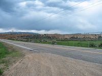 Rural Utah Landscape: Gravel Road Through Farm Land