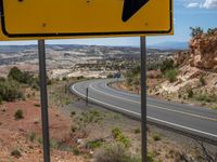 Rural Utah Landscape: A Road Beneath Fluffy Clouds