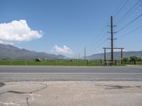 Rural Utah Landscape: A Snow Covered Road