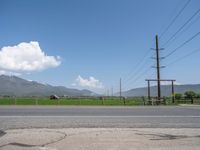 Rural Utah Landscape: A Snow Covered Road