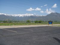 Rural Utah: Snow-Capped Mountains and Picturesque Landscape