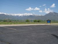 Rural Utah: Snow-Capped Mountains and Picturesque Landscape