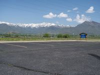 Rural Utah: Snow-Capped Mountains and Picturesque Landscape