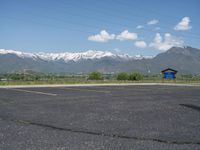 Rural Utah: Snow-Capped Mountains and Picturesque Landscape