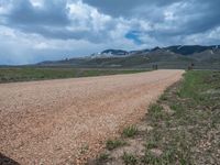 Rural Utah: Off-Road Track Through Sand and Gravel