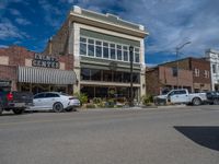 Rural Utah Road with Charming Storefronts