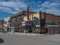 Rural Utah Road: Charming Town Storefronts