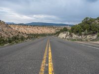 Rural Utah: A Straight Road through Mountain Landscapes