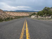 Rural Utah: A Straight Road through Mountain Landscapes