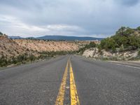 Rural Utah: A Straight Road through Mountain Landscapes