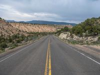 Rural Utah: A Straight Road through Mountain Landscapes