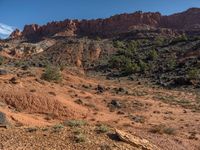 Rustic Dirt and Gravel Surface in Utah Landscape