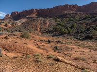 Rustic Dirt and Gravel Surface in Utah Landscape