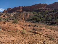 Rustic Dirt and Gravel Surface in Utah Landscape