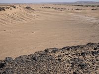 Sahara Desert Landscape: High Dunes and Open Space