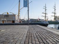 Sailboat at the Harbor of Bremerhaven, Germany