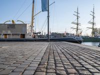 Sailboat at the Harbor of Bremerhaven, Germany