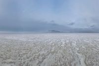 Salt Flats and Mountains in Utah, USA