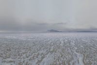 Salt Flats and Mountains in Utah, USA