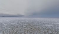 Salt Flats and Mountains in Utah, USA