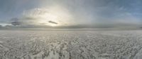 Salt Flats in Utah: Mountain Landscape