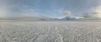 Salt Flats in Utah: Mountain Landscape