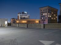 Salt Lake City Cityscape at Night