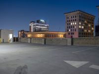 Salt Lake City Cityscape at Night