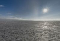 Salt Lake City at Dawn: Sun in Clear Sky