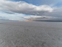 Salt Lake City Desert: Salt Flats and Mountains