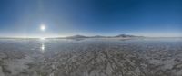 Salt Lake City Landscape in Utah on a Sunny Day