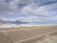 Salt Lake City: Mountains Meeting the Horizon Surrounded by Clouds