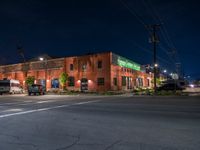 Salt Lake City Night Lights: Illuminating Urban Warehouses