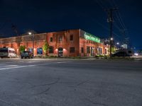 Salt Lake City Night Lights: Illuminating Urban Warehouses