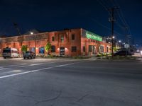 Salt Lake City Night Lights: Illuminating Urban Warehouses