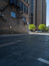 Urban Alley-Way in Salt Lake City, Utah