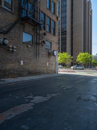 Urban Alley-Way in Salt Lake City, Utah