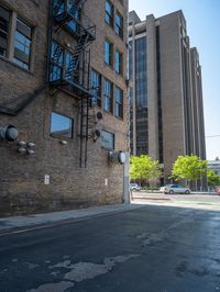 Urban Alley-Way in Salt Lake City, Utah