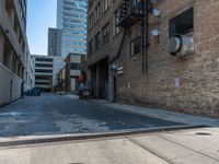 Salt Lake City Urban Alleyway Road