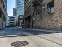 Salt Lake City Urban Alleyway Road