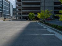 Salt Lake City Urban Road: Lined with Parking Garages