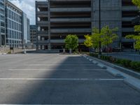 Salt Lake City Urban Road: Lined with Parking Garages